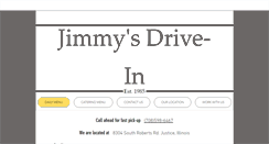 Desktop Screenshot of jimmysdrivein.com