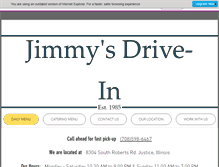 Tablet Screenshot of jimmysdrivein.com